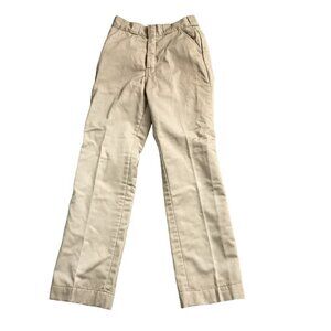VTG LL Bean Pants Sz 28 Waist Cotton & Fleece-Lined Outdoors Cold Weather 149S